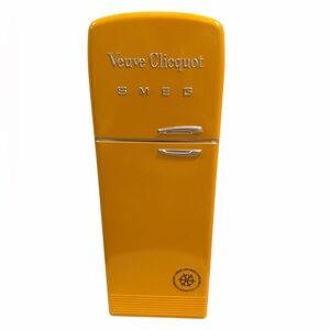 Veuve Clicquot Champagne Clicquot Fridge SMEG Cooler Limited Edition Rare Orange